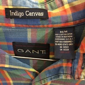 Vintage Gant Long Sleeve Madras Shirt